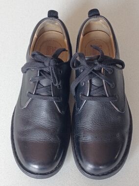 Samuel Hubbard Black Leather Oxford Men's Shoe 7.5 | Comfortable Classic Style